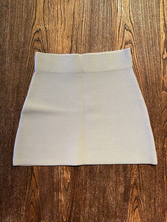 Theory Dresses & Skirts - Theory Light Blue Ribbed Holleen Mini Skirt